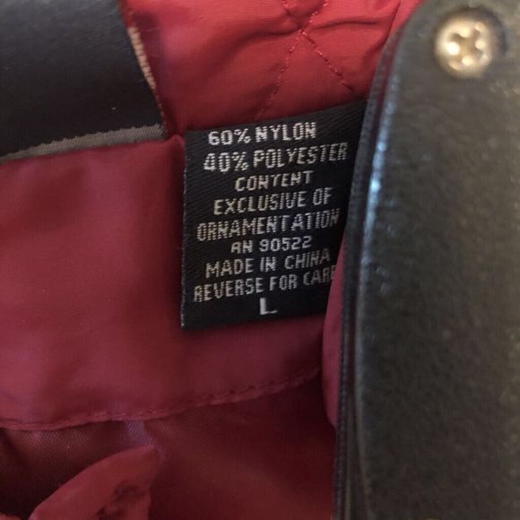 University Of Oklahoma Crable For Her Womens Vest Red Quilted Zip Mock Neck L - Picture 5 of 7